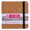 Skissebok m strikk 140g 12x12cm Kork
