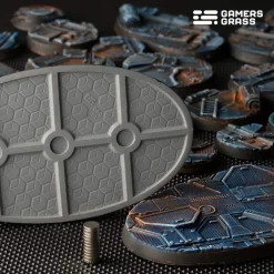 Spaceship Corridor Bases Oval 90 mm (2)