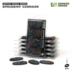 Spaceship Corridor Bases Oval 60 mm (4)