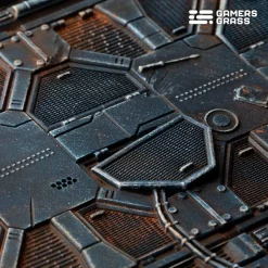 Spaceship Corridor Bases Oval 120 mm (1)