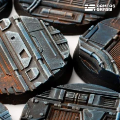 Spaceship Corridor Bases Round 40 mm (5)