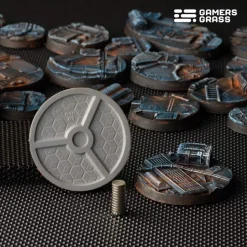 Spaceship Corridor Bases Round 40 mm (5)