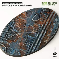 Spaceship Corridor Bases Oval 170 mm (1)