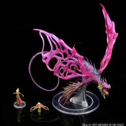 Spelljammer Adult Solar Dragon & Xeleth Icons of the Realms Premium Painted Miniatures