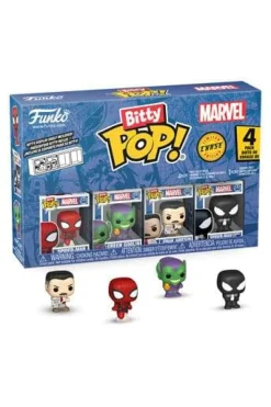 Spider-Man Bitty POP! Vinyl Figure 4-Pack (med Chase-figur)