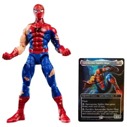 Spider-Man plus Exclusive Foil Card Marvel Legends MTG Action Figure 15 cm