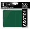 Standard Size Forest Green PRO-Gloss Eclipse Sleeves (100) Kortlommer