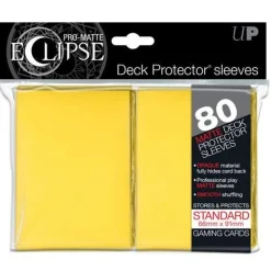 Standard Size Yellow PRO-Matte Eclipse Sleeves (80)