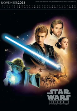 Star Wars Classic 2026 A3 Deluxe Calendar