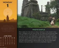 Star Wars Classic 2026 Desk Block Cal.