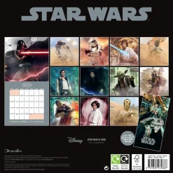 Star Wars Classic 2026 Square Calendar