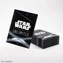 Star Wars Unlimited Premium Card Back Black Standard Size Sleeves (60+1)
