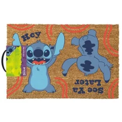 Stitch Hey See Ya Later Door Mat