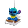 Stitch on Sled 3D Hanging Ornament