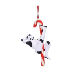 Stormtrooper Candy Cane Hanging Ornament 12 cm