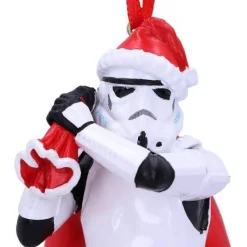 Stormtrooper with Santa Sack Hanging Ornament 13 cm