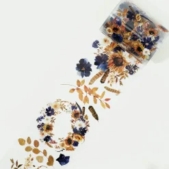 Sunflower & Navy Wide Washi Tape