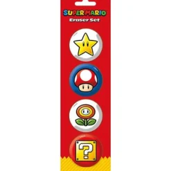 Super Mario Essential Eraser Set