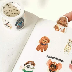 Tail Waggers Washi Tape Sticker Set