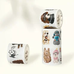 Tail Waggers Washi Tape Sticker Set