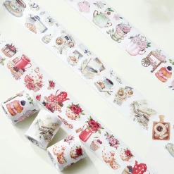 Tea Temptations Washi Tape Sticker Set
