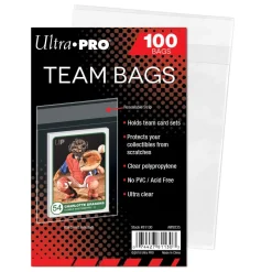 Team Bags Resealable Sleeves Kortlommer
