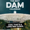 The Best Dam Calendar 12 X 12 Wall Calendar
