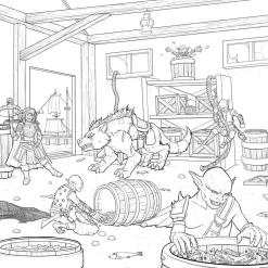 The Dungeonmeister Goblin Quest Coloring Book: Follow Along with-and Color-This All-New RPG Fantasy Adventure!