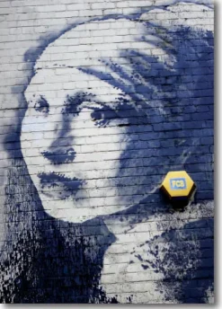 The Girl with the Pierced Eard, Doble kort 120x170mm