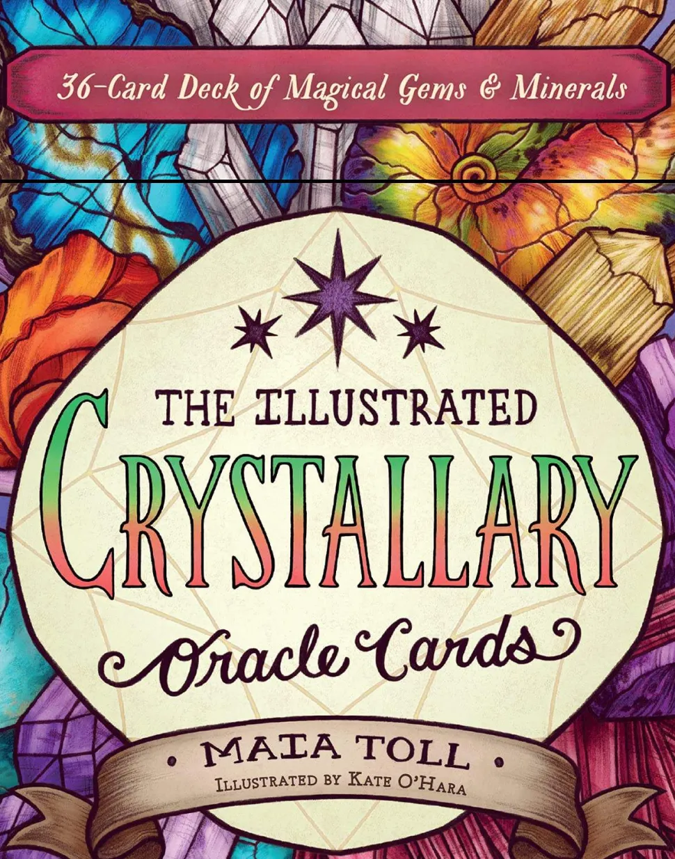 The Illustrated Crystallary Oracle Cards: 36-Card Deck of Magical Gems & Minerals