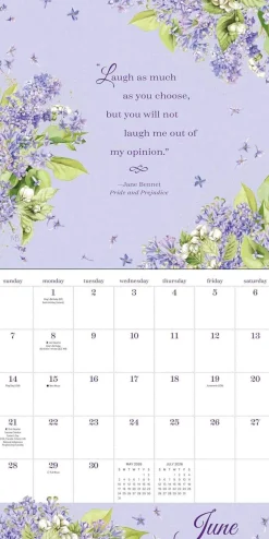 The Quotable Jane Austen 2026 Wall Calendar