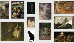 The Sticker Treasury of Ghosts & Dark Curiosities: An eclectic book of stickers for journaling, collaging, scrapbooking and more