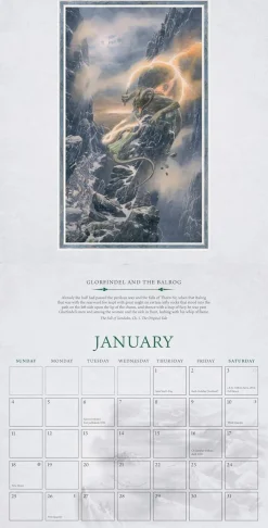 Tolkien Calendar 2026: The Great Tales of Middle-earth