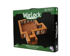 Town & Village Straight Walls 1 Inch Expansion Pack Warlock Tiles Box Set