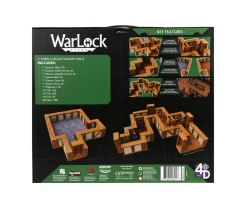 Town & Village Straight Walls 1 Inch Expansion Pack Warlock Tiles Box Set