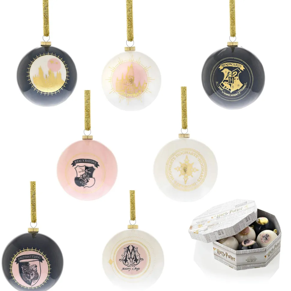Triwizard Baubles Set of 7