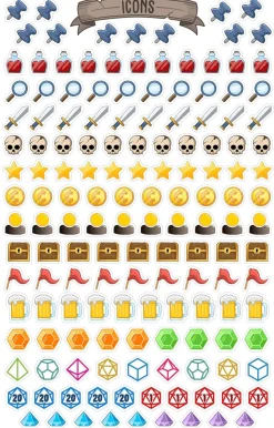 TTRPG Notebook Ministickers