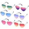 Two Tone Heart Sunglasses (One pair)