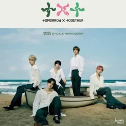 Txt Official 2025 12 X 24 Inch Monthly Square Wall Calendar Plastic-Free