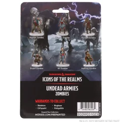 Undead Armies Zombies Icons of the Realms Premium Painted Miniatures