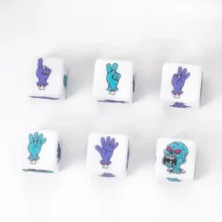 Undead Pattern 16mm D6 White (12)