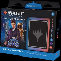 Universes Beyond: Doctor Who Masters of Evil Commander Deck Universes Beyond Doctor Who Magic the Gathering