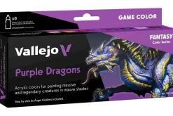 Vallejo: Purple Dragons Paint Set 18ml (8)