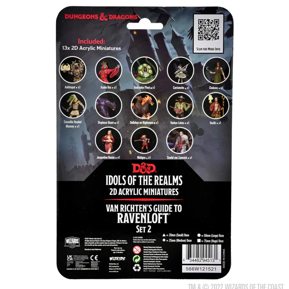 Van Richten's Guide to Ravenloft 2D Set 2 Idols of the Realms Box Set