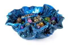 Velvet Galaxy Dice Bag with Pockets Terningpose