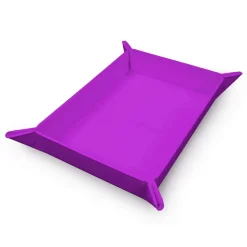 Vivid Magnetic Foldable Dice Tray Purple
