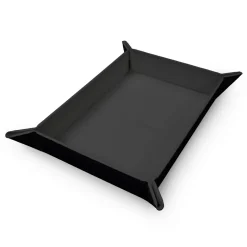 Vivid Magnetic Foldable Dice Tray Black