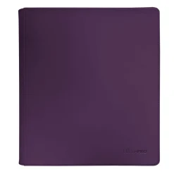 Vivid 12-Pocket Midnight Plum Zippered Pro-Binder