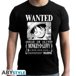 Wanted Luffy BW T-Shirt
