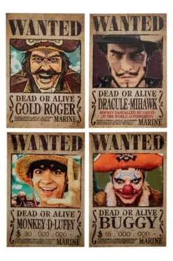 Wanted Magnet Set of 4